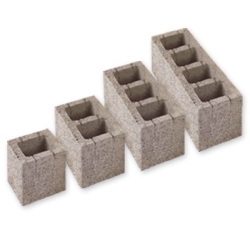 Vent concrete blocks